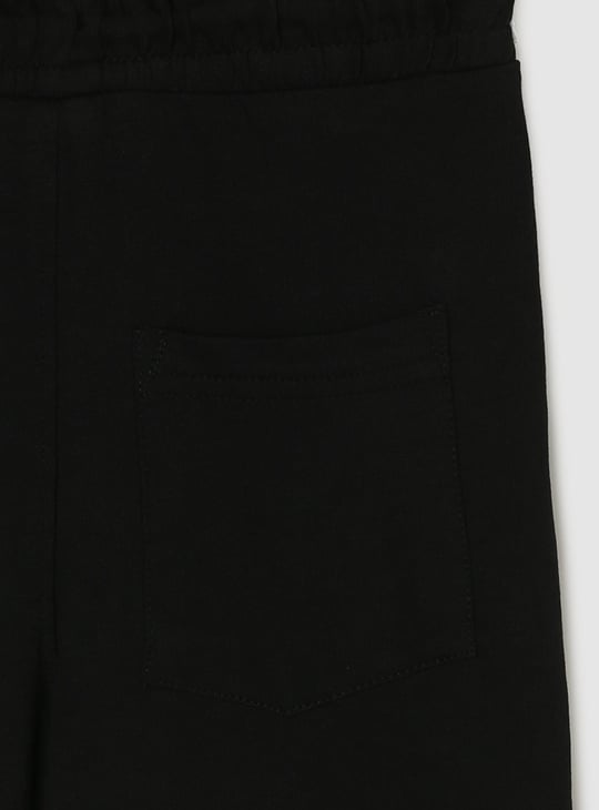 Boys Typographic Printed Drawstring Joggers