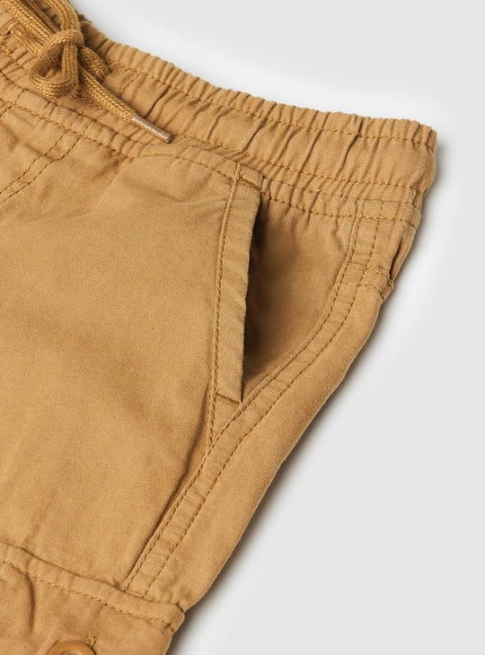 Boys Solid Woven Trousers