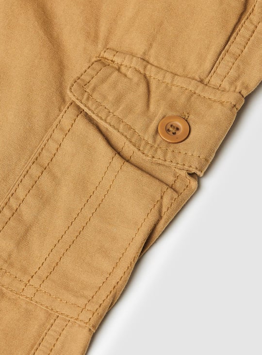 Boys Solid Woven Trousers