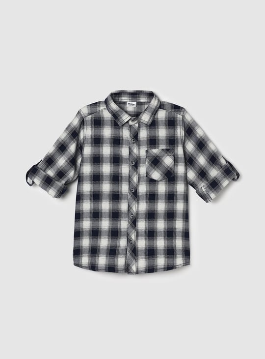 Boys Checked Full Sleeve Shirt
