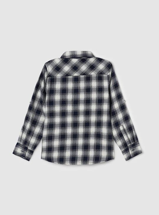 Boys Checked Full Sleeve Shirt