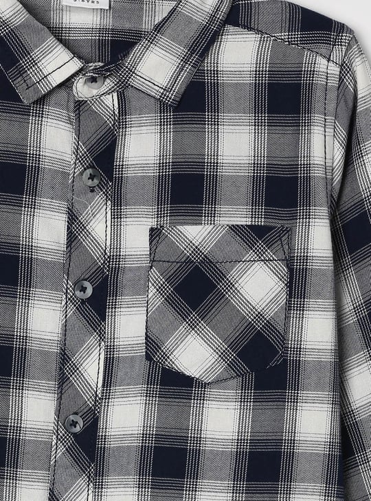 Boys Checked Full Sleeve Shirt