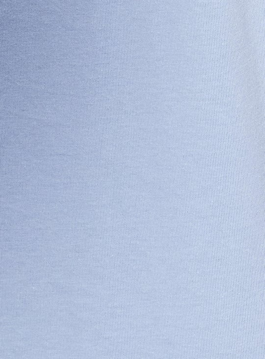 Women Lace Panel Extended Sleeve Top