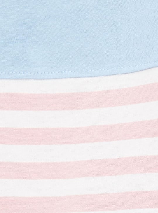 Women Striped Round Neck T-shirt