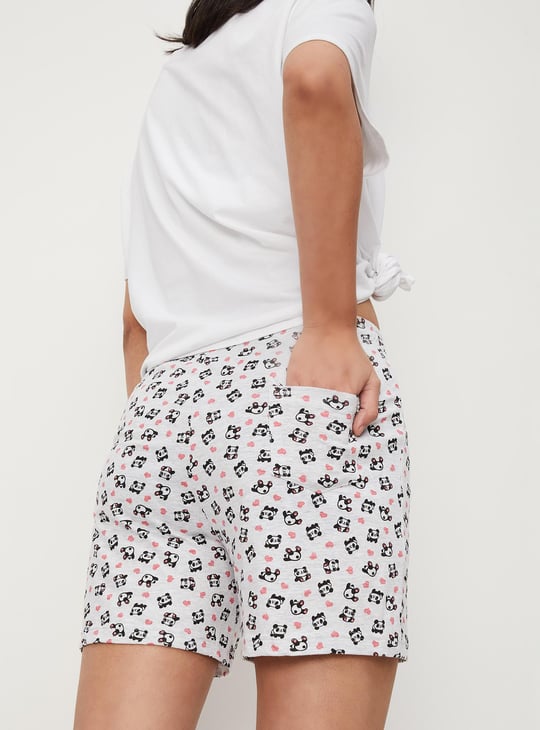 Women All-Over Printed Shorts