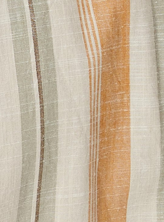Men Striped Yarn Dyed Short Kurta