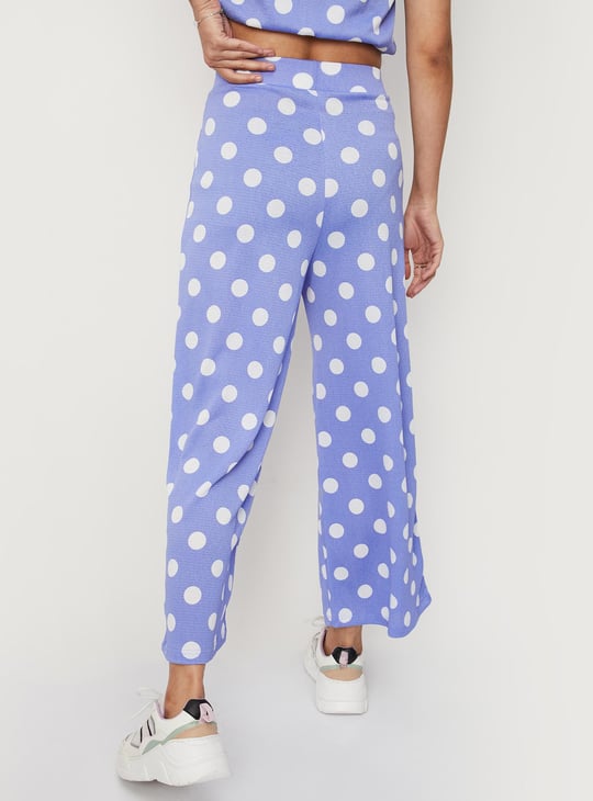 Women Floral Printed Flared Trousers