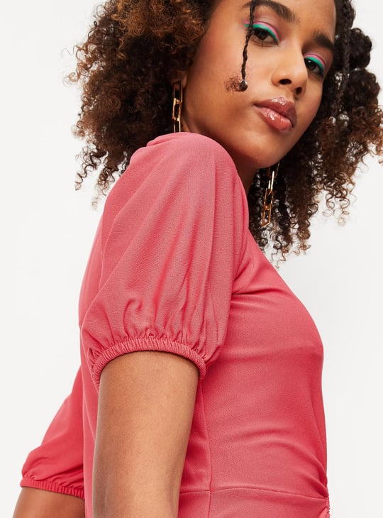 Women Cut-Out Waist A-line Dress