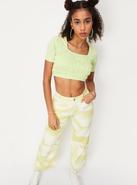 Women Ruched Knit Top