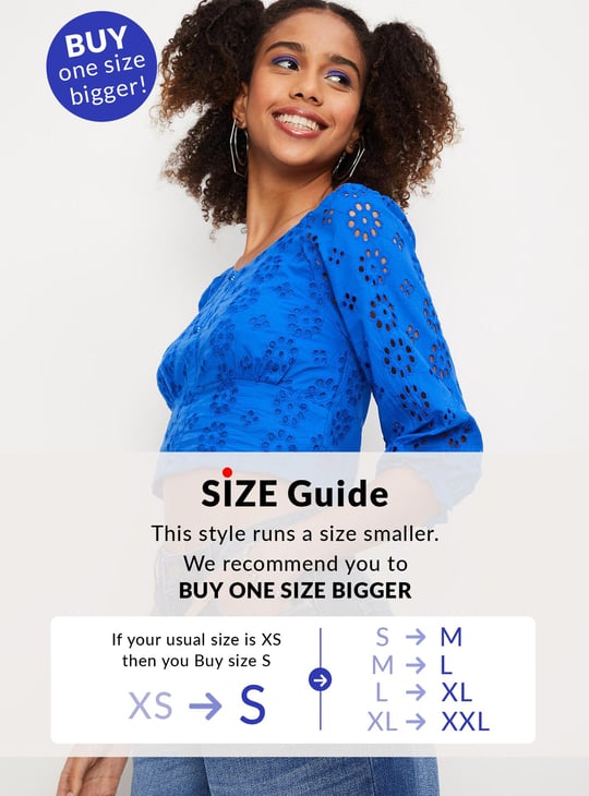 トップス andmary Paula lacey chiffon tops Blue AM1801 andmary Paula lacey chiffon tops blue｜Yahoo!フリマ（旧
