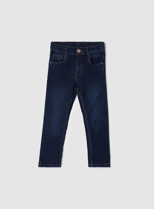 Boys Washed Slim Fit Jeans