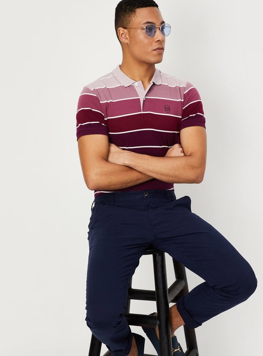 Men Slim Fit Stretch Chinos