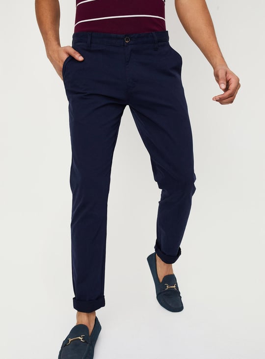 Men Slim Fit Stretch Chinos
