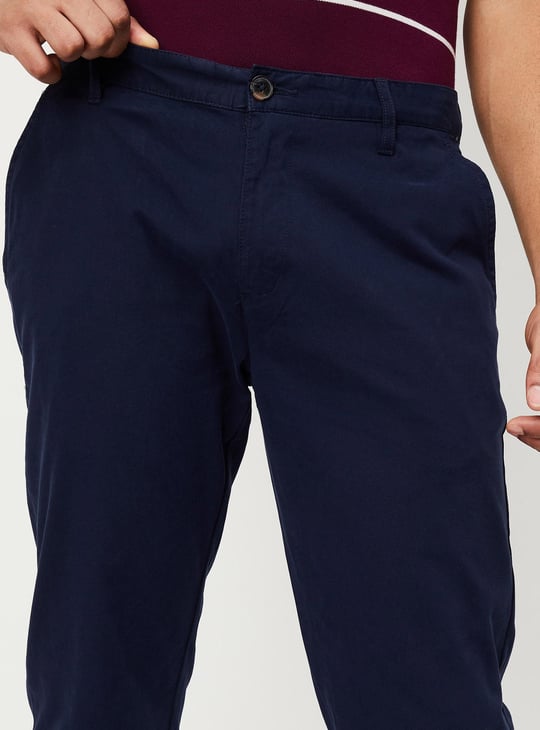 Men Slim Fit Stretch Chinos
