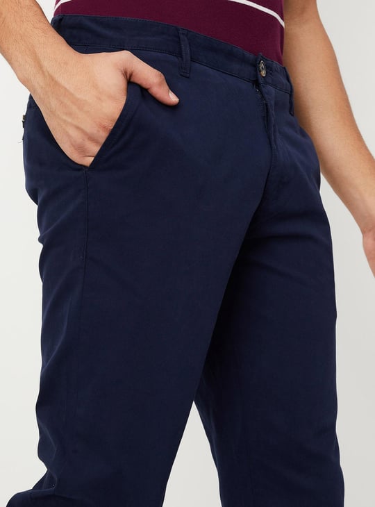 Men Slim Fit Stretch Chinos