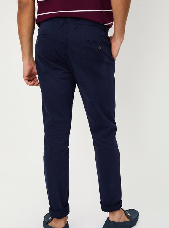 Men Slim Fit Stretch Chinos