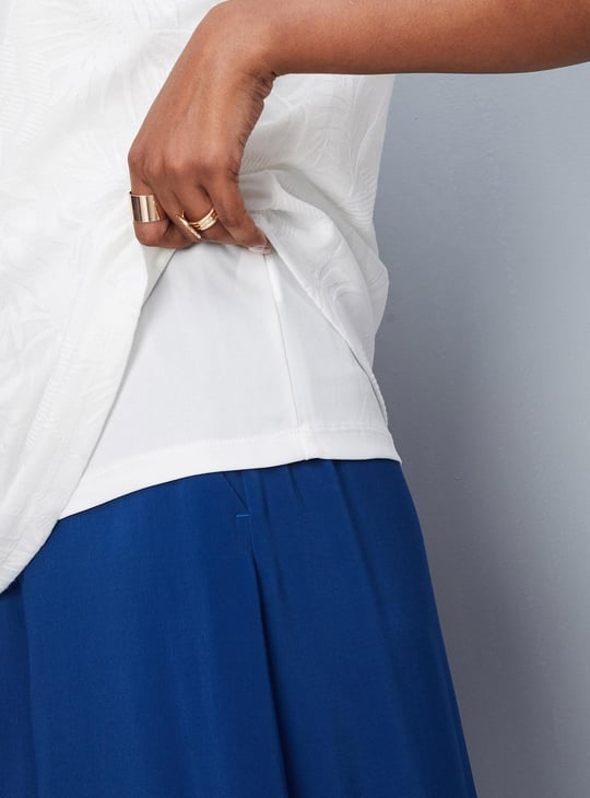 Women Jacquard Knit Top