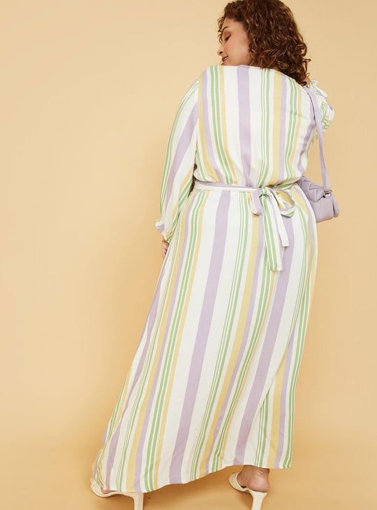 Women Striped Maxi Dress