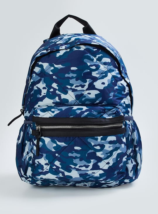 Men Camouflage Printed Backpack