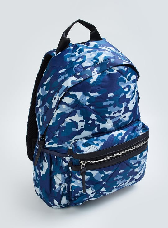 Men Camouflage Printed Backpack