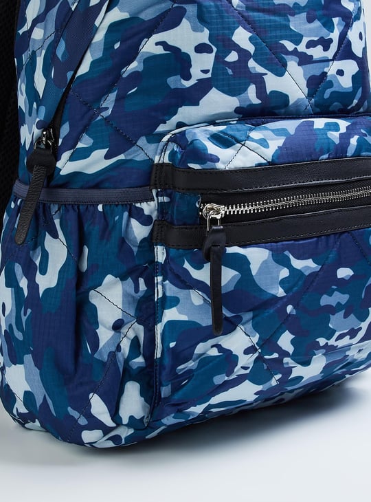 Men Camouflage Printed Backpack