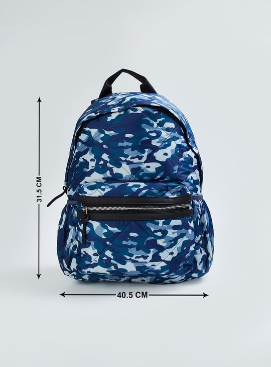 Men Camouflage Printed Backpack