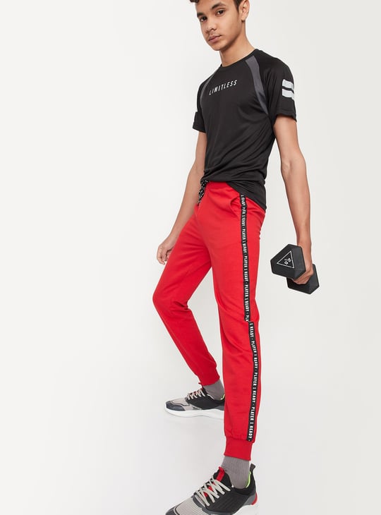 Boys Side Taped Full-Length Joggers