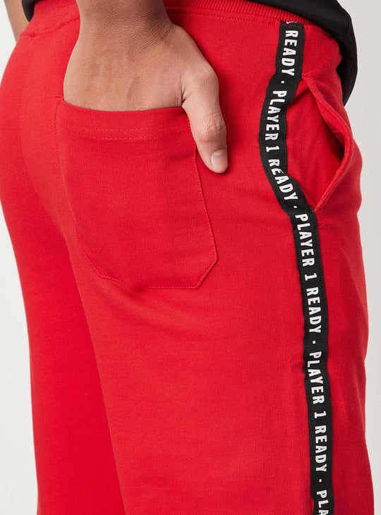 Boys Side Taped Full-Length Joggers