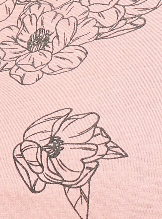 Women Round Neck Graphic T-shirt