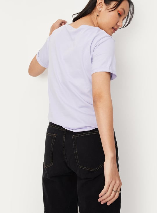 Women Slogan Printed T-shirt