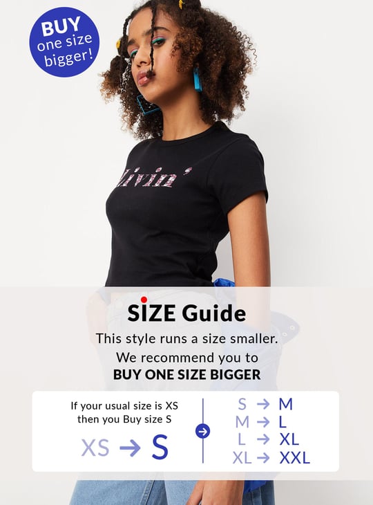 Women Crop Graphic T-shirt