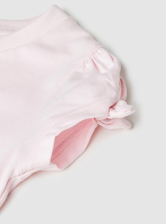 Girls Printed Shorts Set