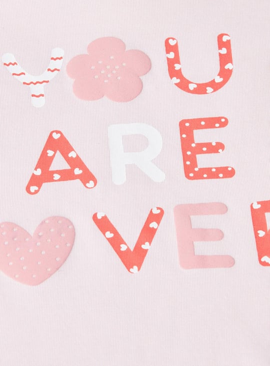 Girls Printed Shorts Set