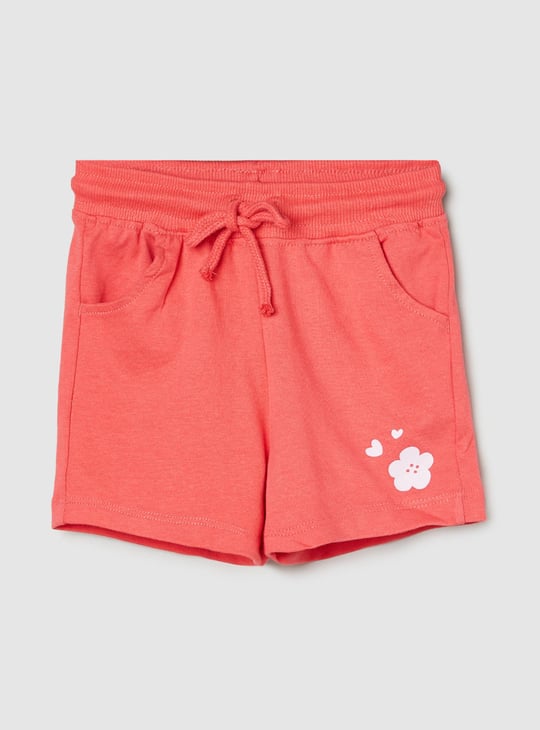 Girls Printed Shorts Set