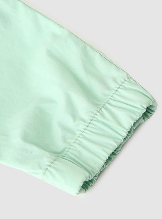 Girls Solid Cargo Joggers