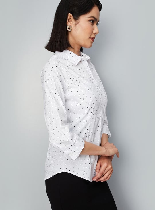 Women Printed Formal Shirt