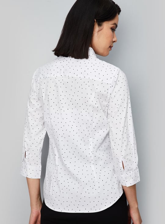 Women Printed Formal Shirt
