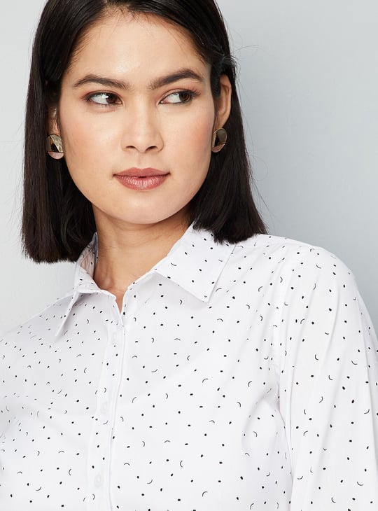 Women Printed Formal Shirt