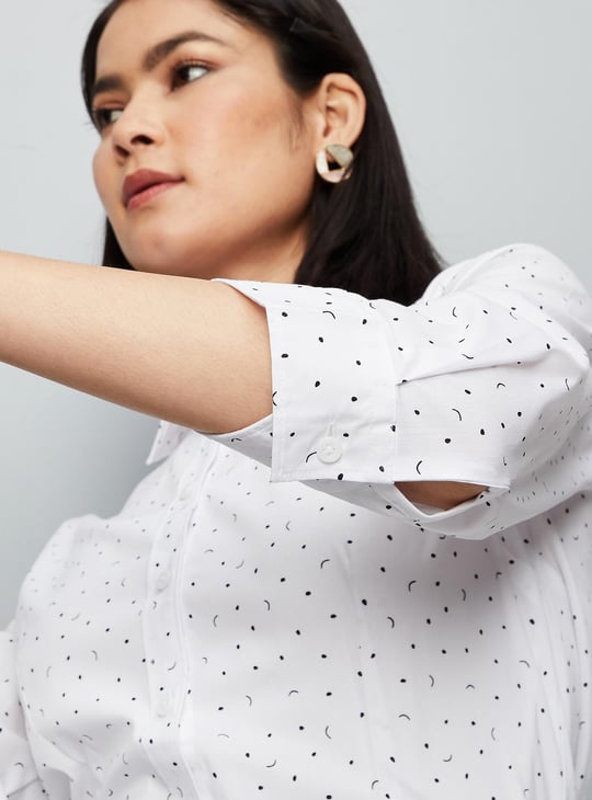 Women Printed Formal Shirt