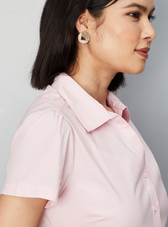 Women Solid Formal Shirt