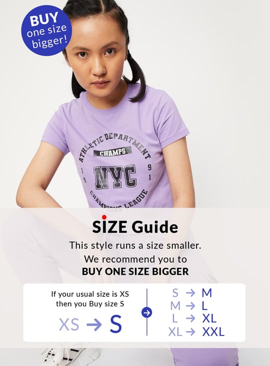 Women Graphic Printed Tie-Up T-shirt