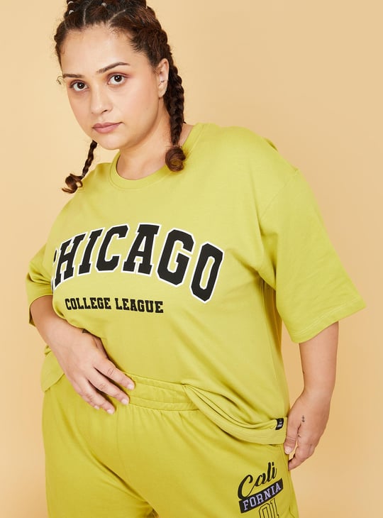 Women Typographic Printed T-shirt