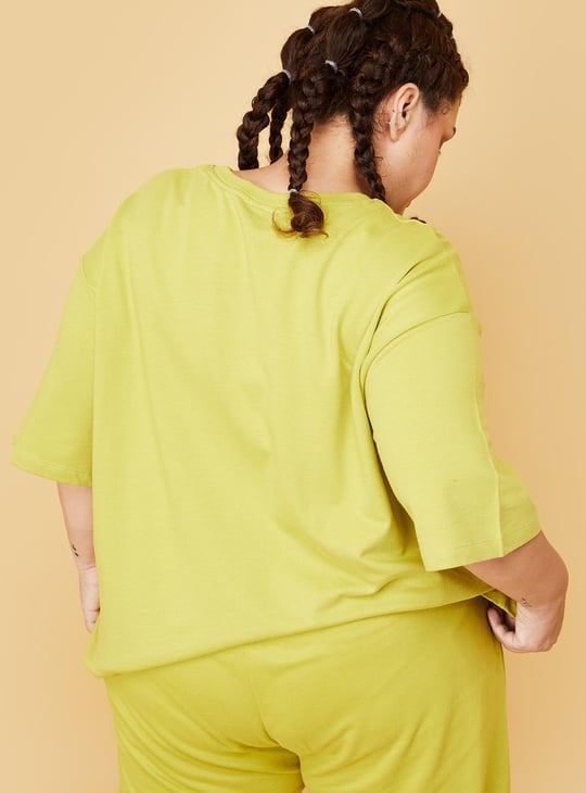 Women Typographic Printed T-shirt