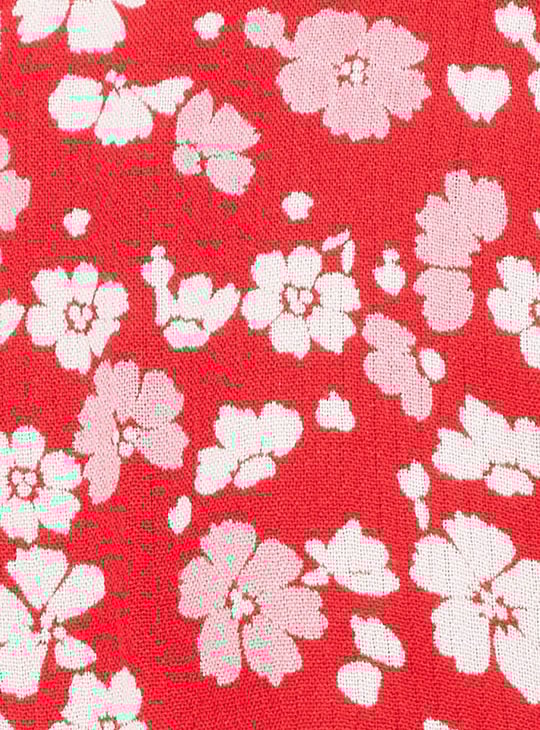 Women Printed Smocked Waist Tunic