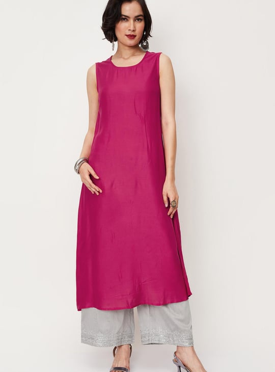 Women Printed Layered Button-Down Kurta