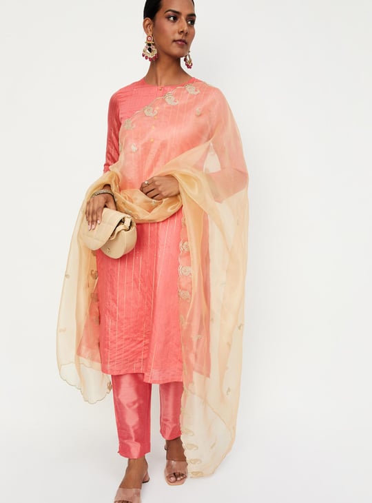 Women Embellished Salwar Suit Set