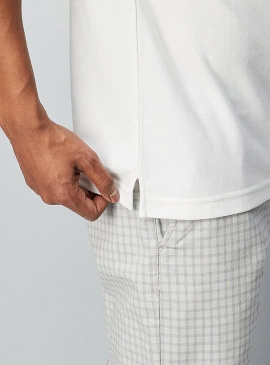 Men Vertical Striped Slim Fit Polo