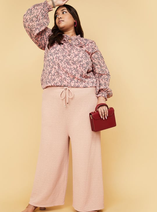 Women Floral Printed Ruffled Blouse