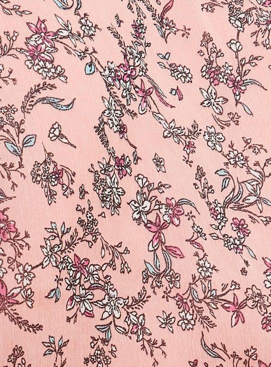 Women Floral Printed Ruffled Blouse