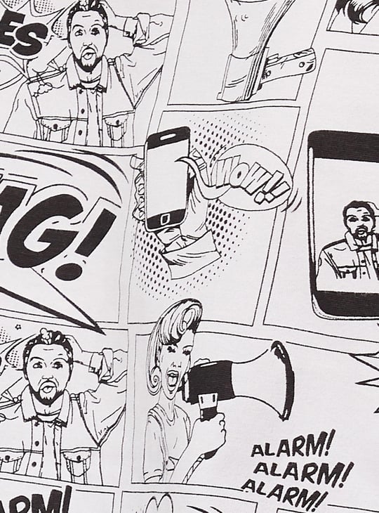 Women All-Over Printed Crop T-shirt